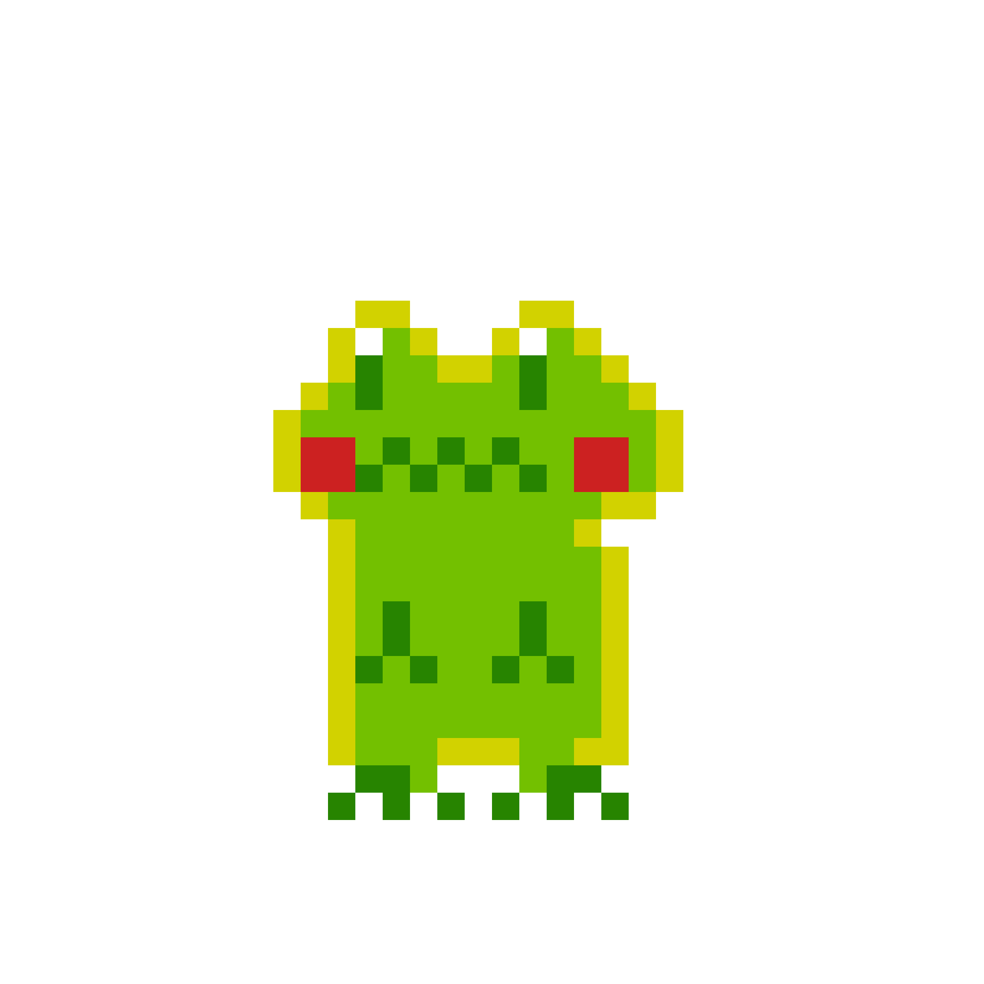 かえるのドット絵